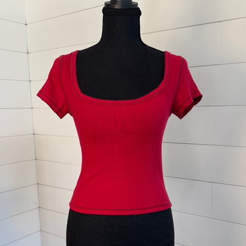 Free People Intimately fp NWT Red Women's Top, Size XS
